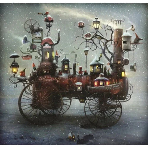Magnolia 1050-Pieces Big Snowy Alexander Jansson Puzzle - Image 2