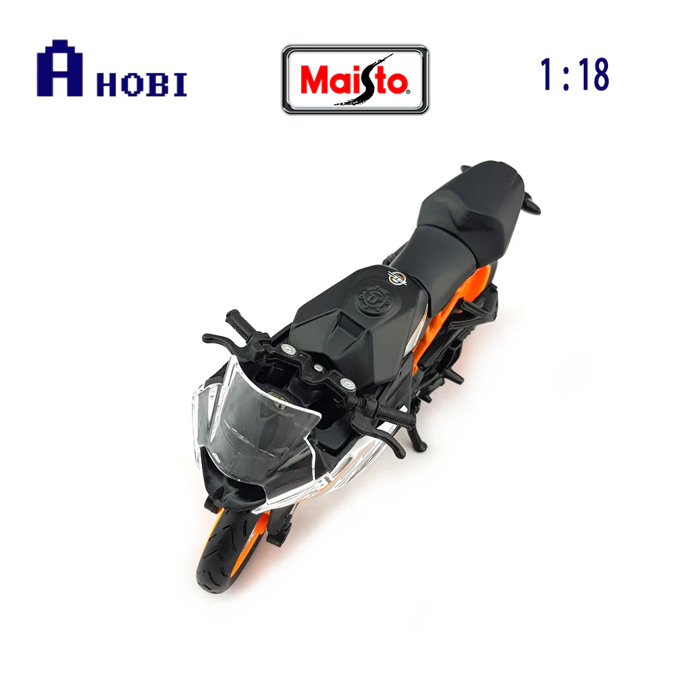 Maisto 1:18 Scale KTM RC 390 Motorbike Diecast Model Bike Black - Image 3
