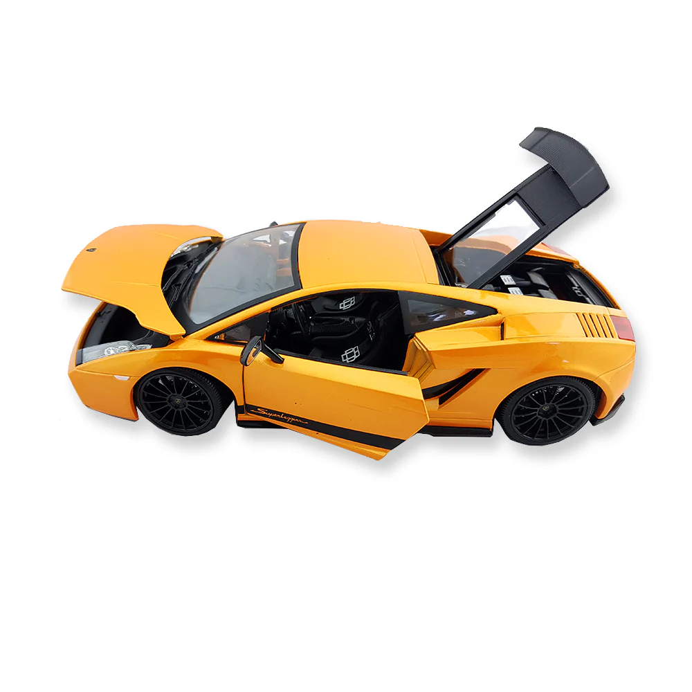 Maisto Licensed 1:18 Scale Lamborghini Gallardo Super legerra 2007 Diecast Model Car Orange - Image 2