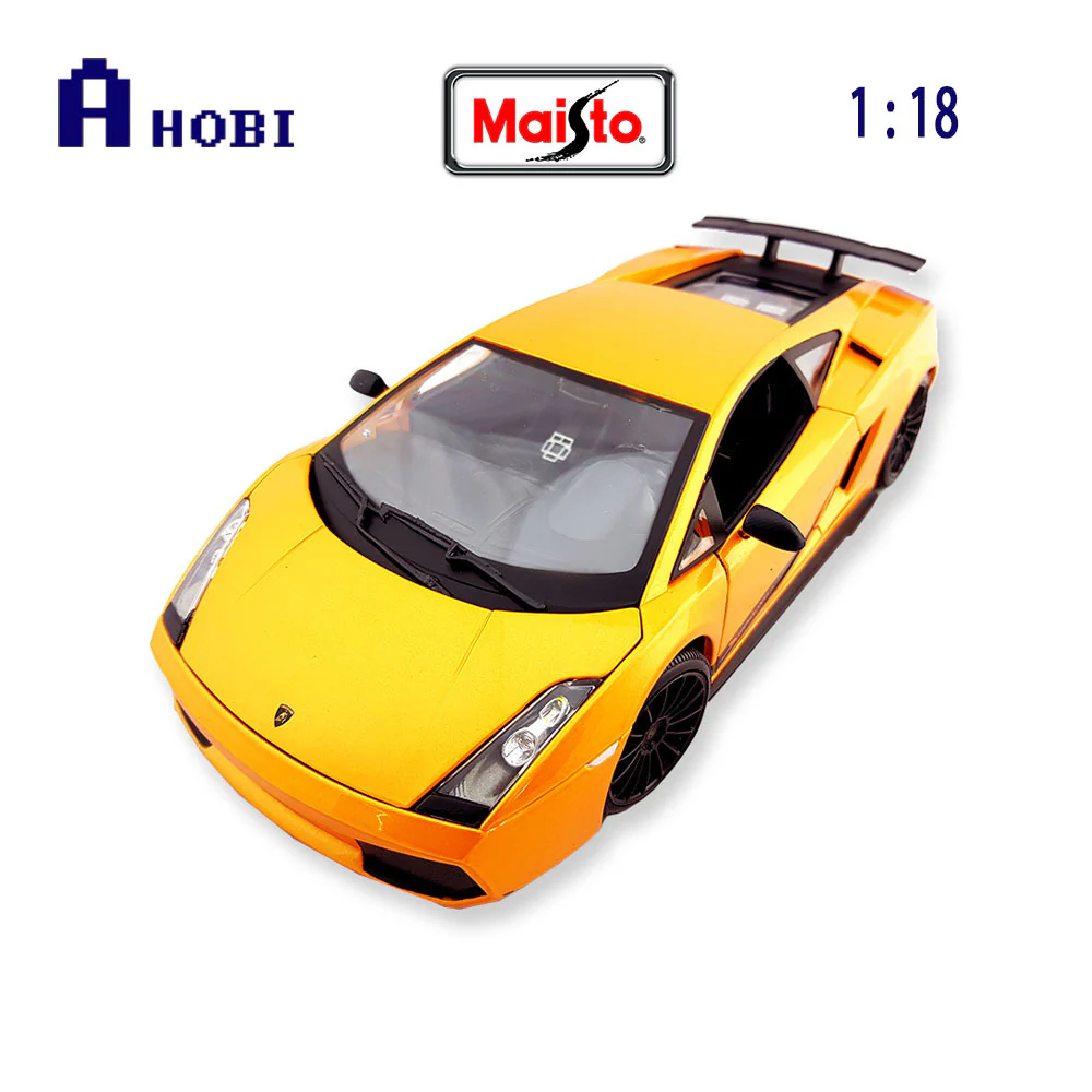 Maisto Licensed 1:18 Scale Lamborghini Gallardo Super legerra 2007 Diecast Model Car Orange - Image 3