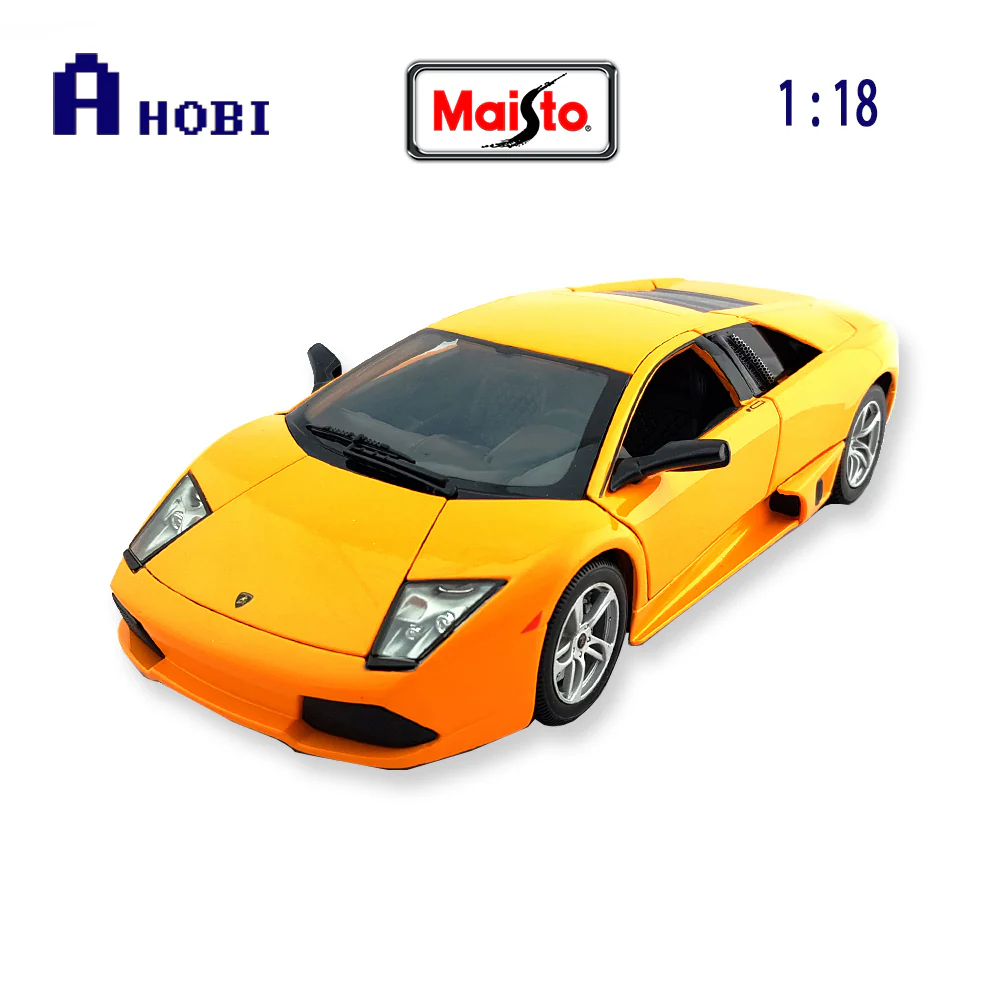 Maisto Licensed 1:18 Scale Lamborghini Murcielago LP640 2007 Diecast Model Car Orange - Image 3