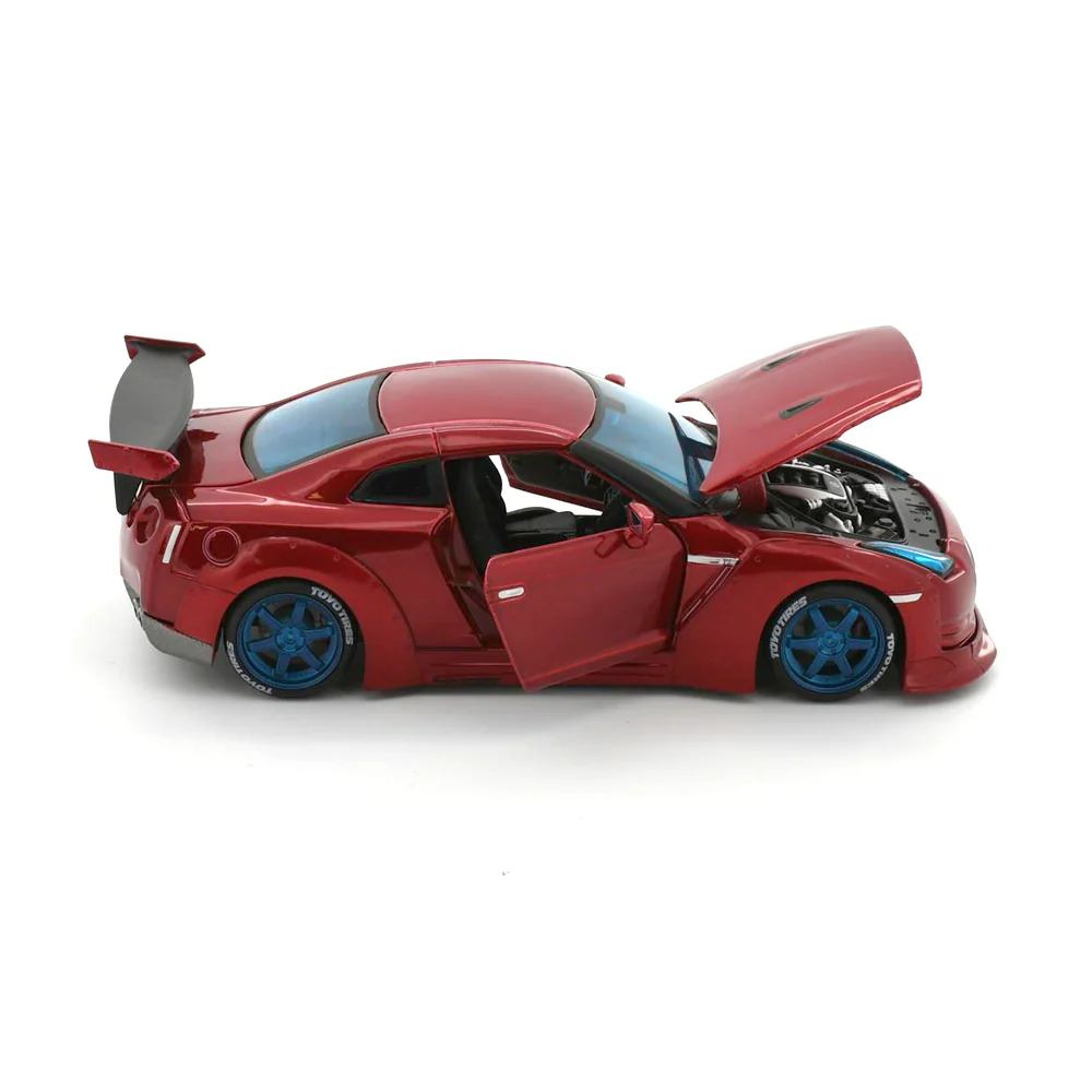 Maisto Licensed 1:24 Scale Tokyo Mod Nissan GT R Diecast Model Car Red - Image 2