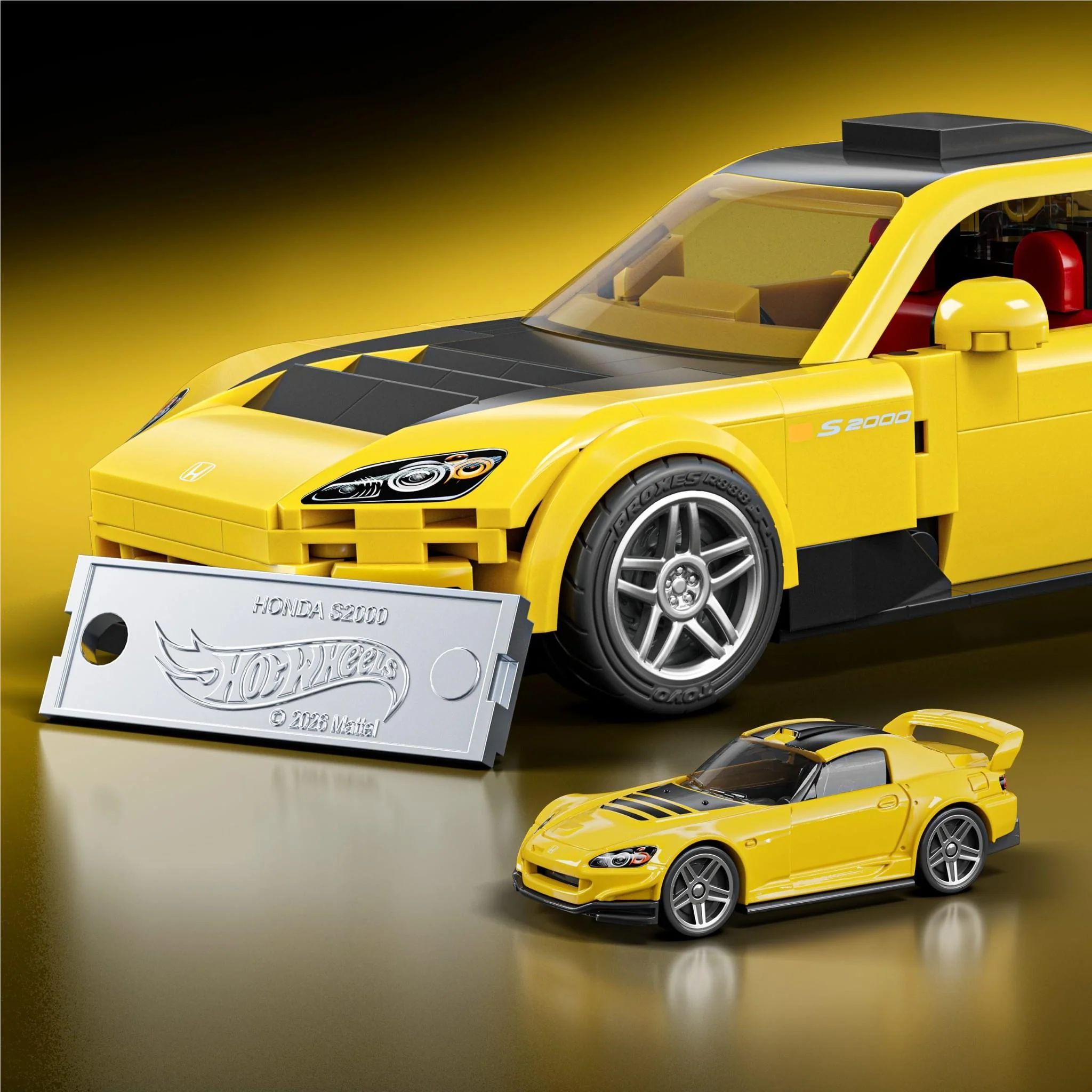 Mattel Brick Shop Hot Wheels '07 Honda S2000 (257 pieces) - Image 4