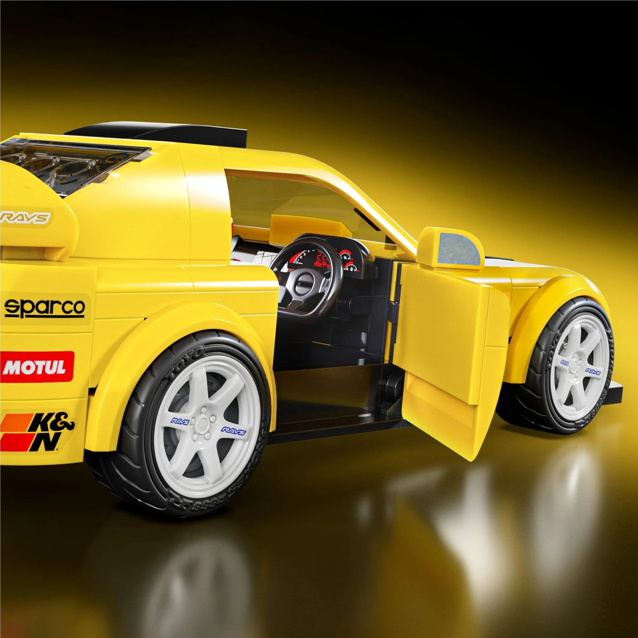Mattel Brick Shop Hot Wheels '07 Honda S2000 (257 pieces) - Image 5