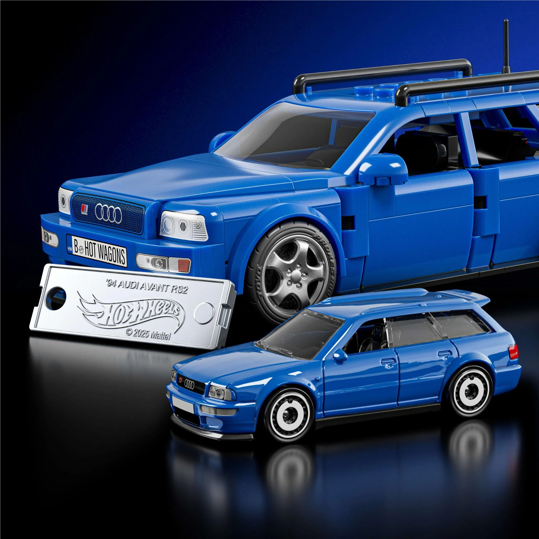 Mattel Brick Shop Hot Wheels ’94 Audi Avant RS2 (253 pieces) - Image 5