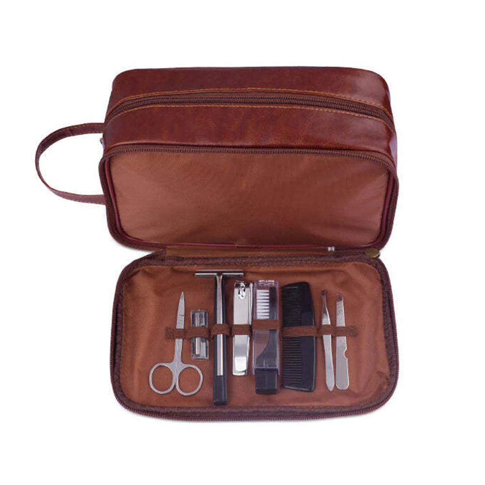 Men's Republic On The Go Portable Toiletry/Overnight Bag With Grooming Set 9pc