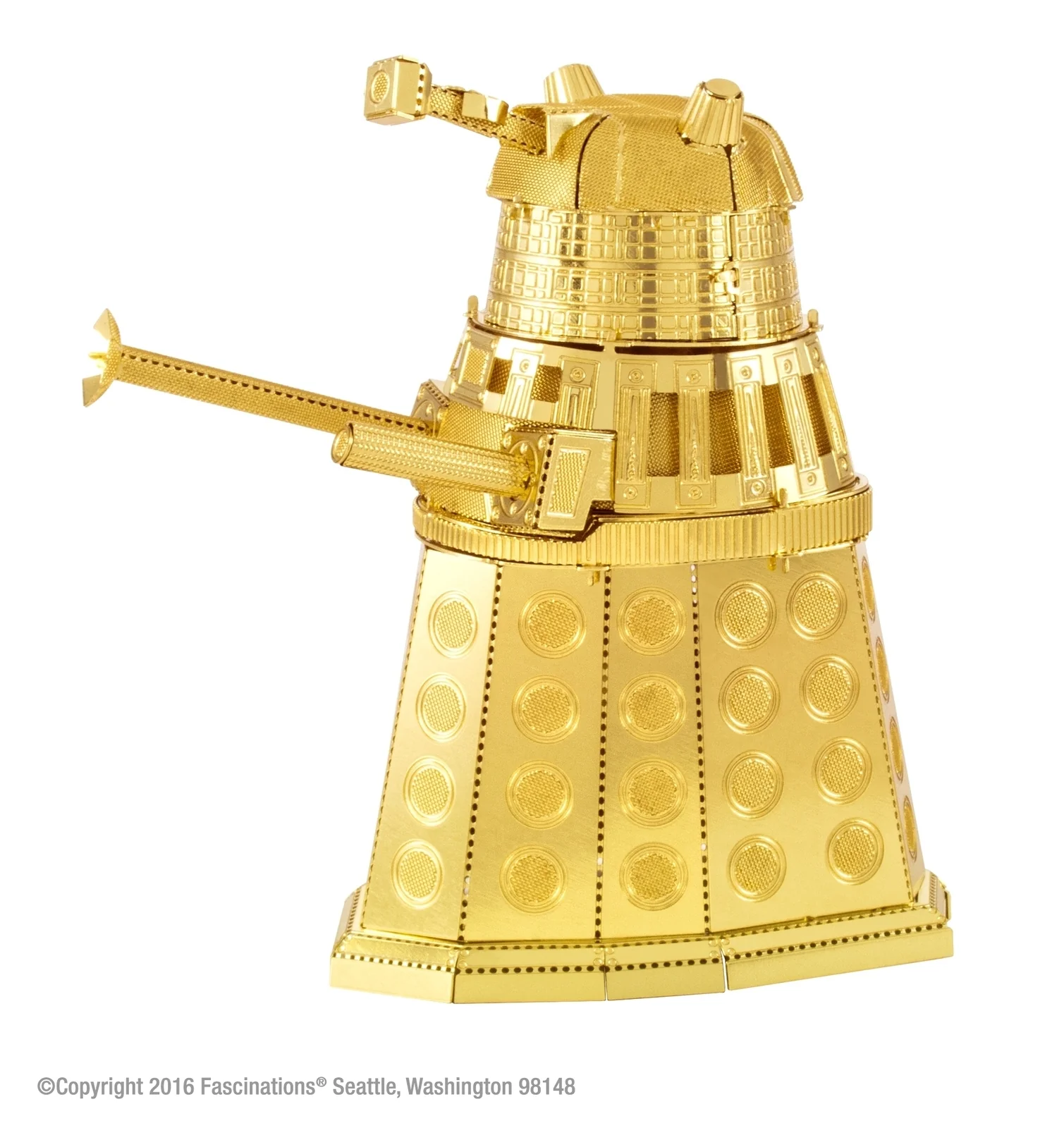Metal Earth - 3D Metal Model Kit - Doctor Who - Gold Dalek - Image 2