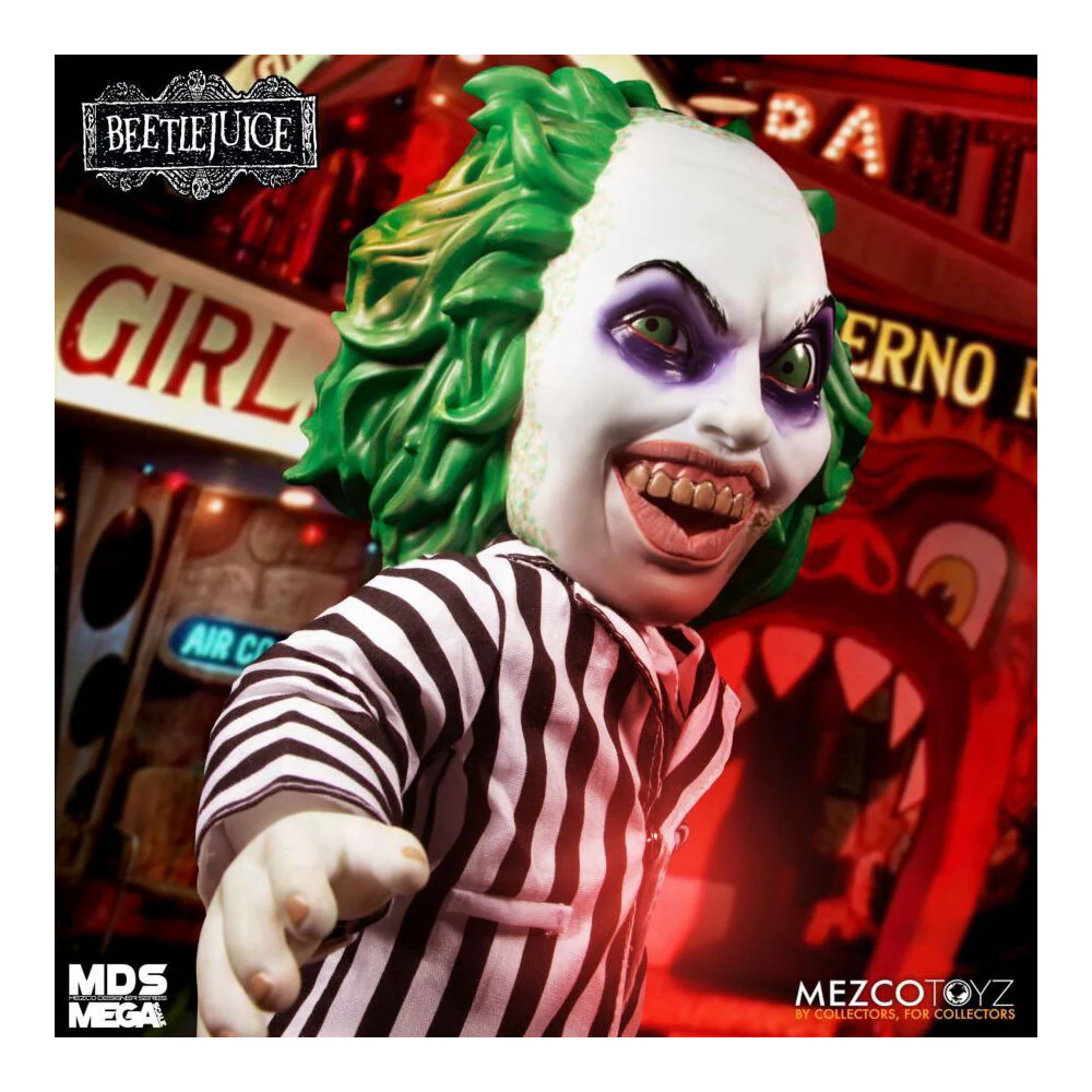 Mezco Toyz Talking Beetlejuice Mega Scale Action Horror Figure Toy 38x20cmcm - Image 5