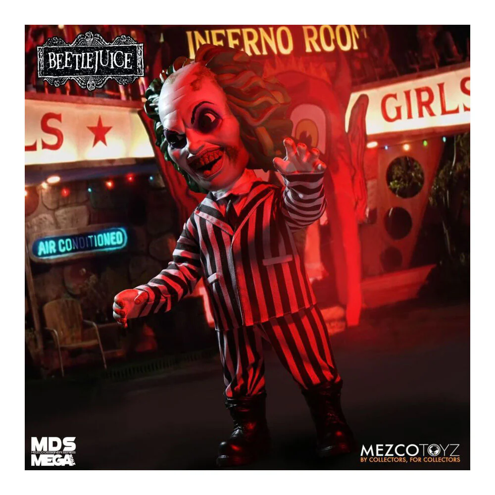 Mezco Toyz Talking Beetlejuice Mega Scale Action Horror Figure Toy 38x20cmcm - Image 6