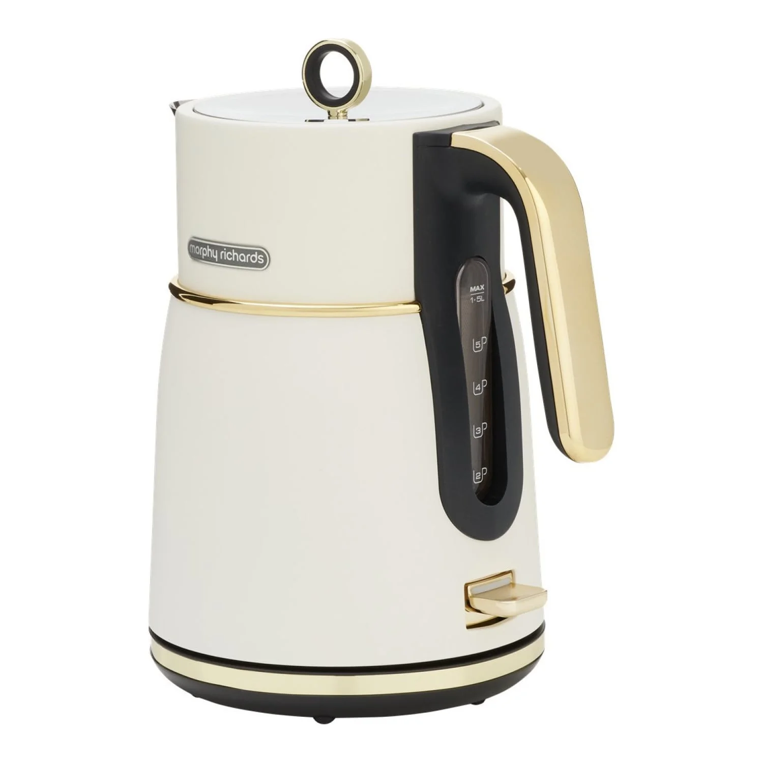 Morphy Richards Signature 1.5 L Electric Kettle Rapid Boil Soft Gold Matte White - Image 4