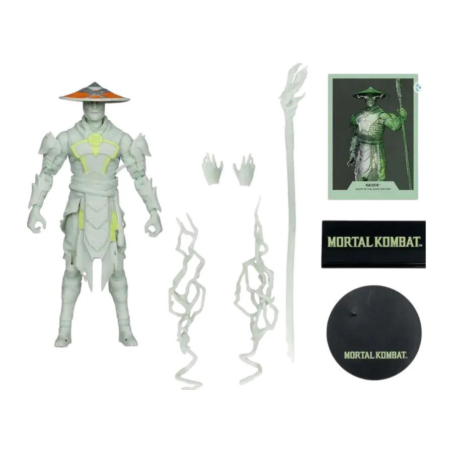 Mortal Kombat - Raiden Glow (Gold Label) 7" Figure (McFarlane Toys) - Image 3