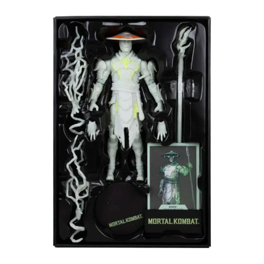 Mortal Kombat - Raiden Glow (Gold Label) 7" Figure (McFarlane Toys) - Image 4