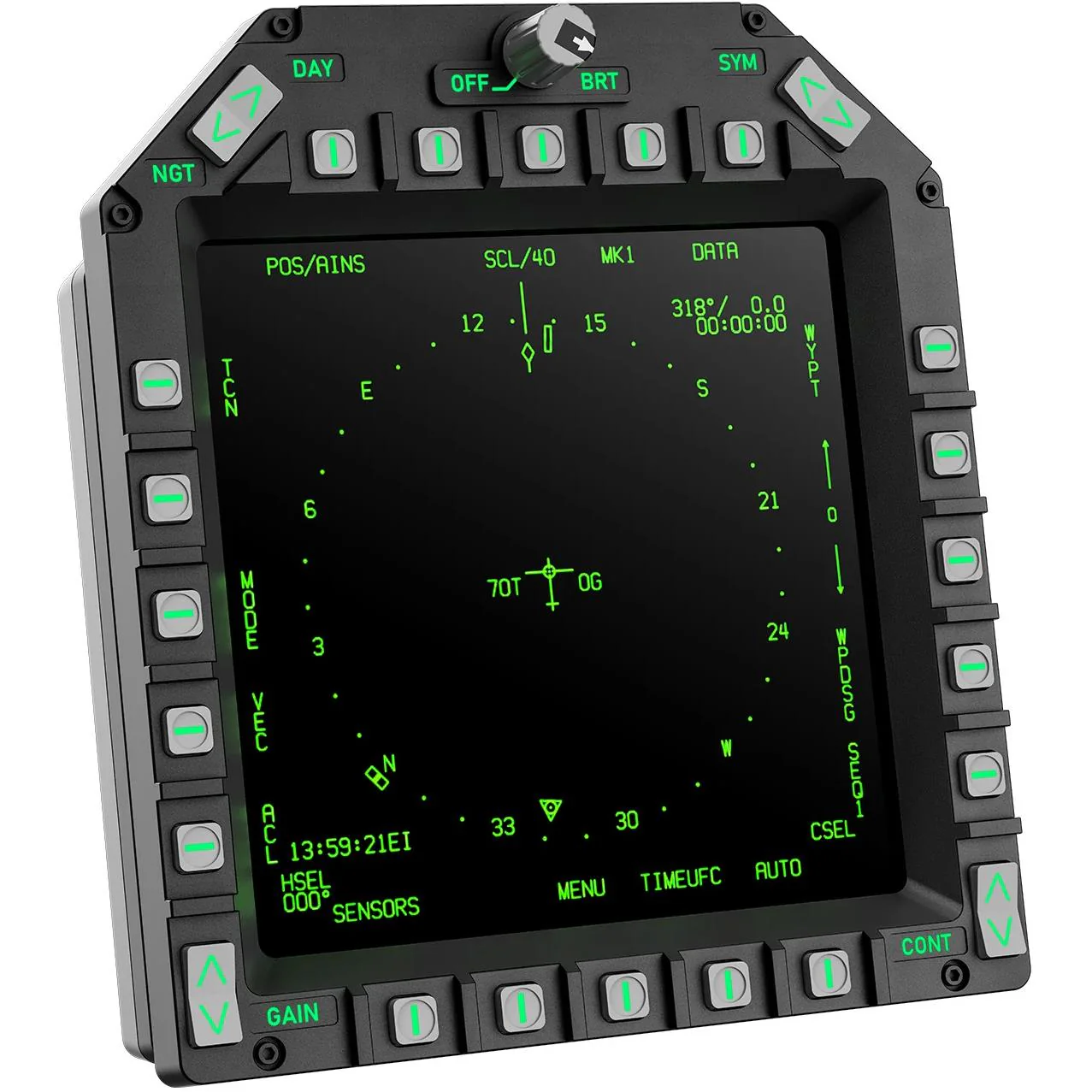 MOZA AMPCD Display Panel