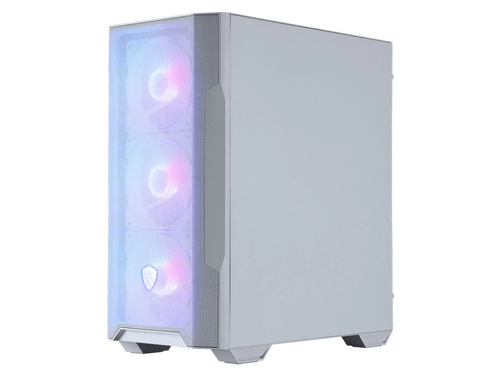 MSI MAG Forge M100R Tempered Glass Micro-ATX Case - White - Image 3