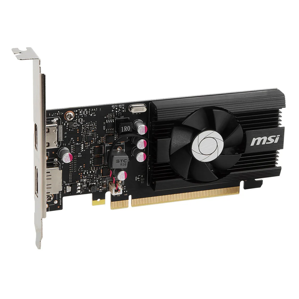MSI nVidia GeForce GT 1030 4GD4 LP OC Video Card, PCI-e 3.0, 1430 MHz Boost Cloc - PCI-E nVidia Chipset - Image 3