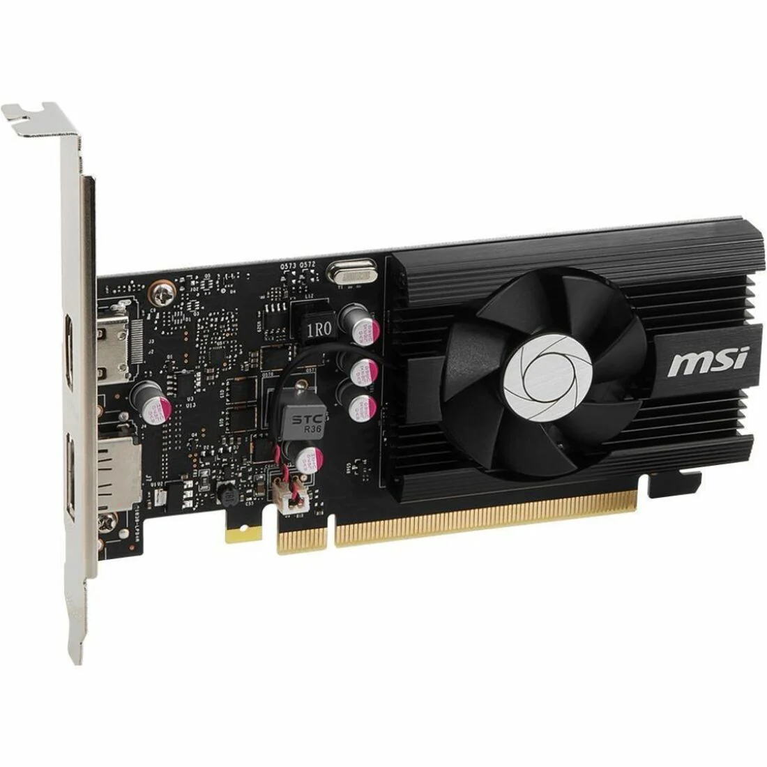 MSI NVIDIA GeForce GT 1030 Graphic Card - 4 GB DDR4 SDRAM - Low-profile - 1.19 G -
