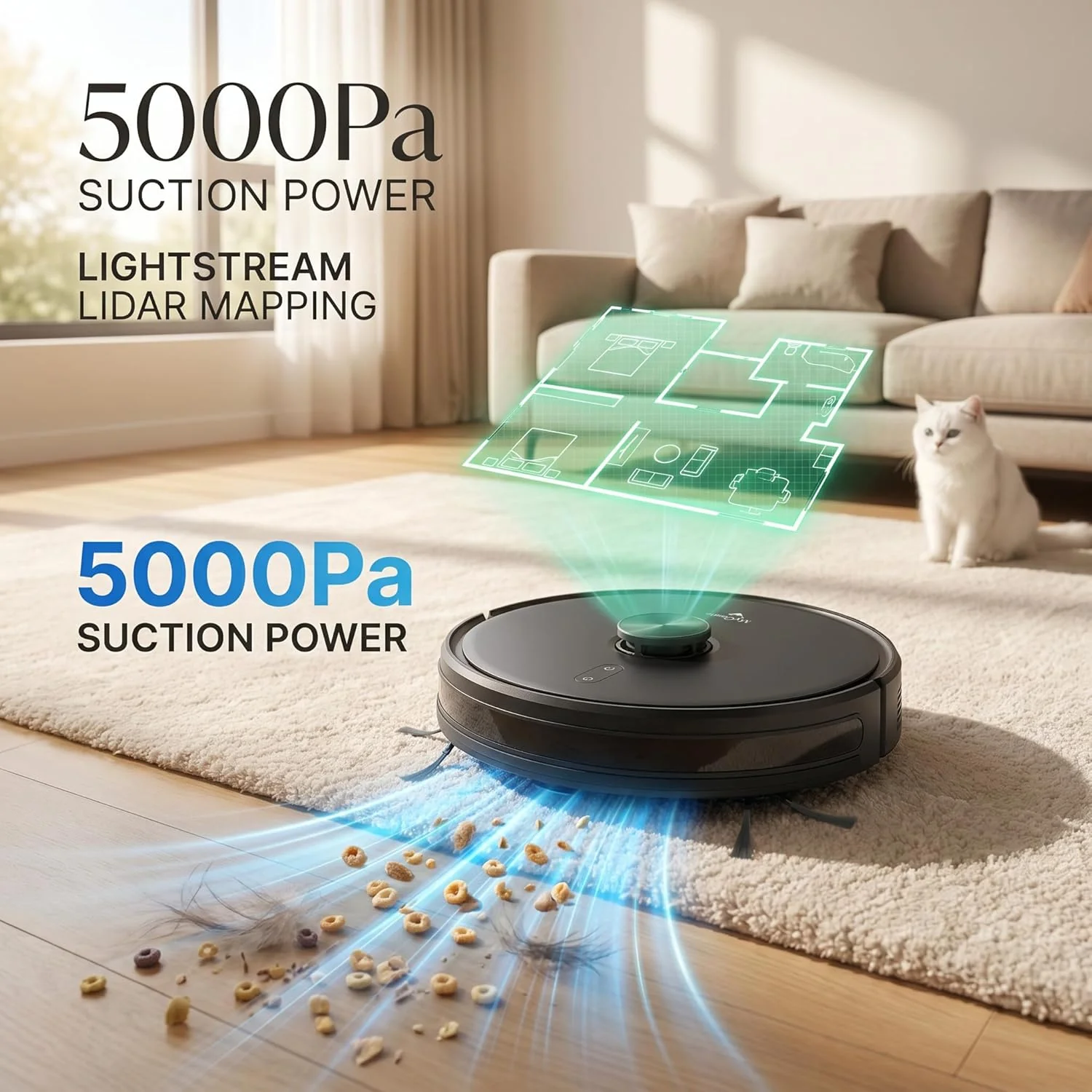 Mygenie Raptor Laser Robotic Vacuum - Image 7