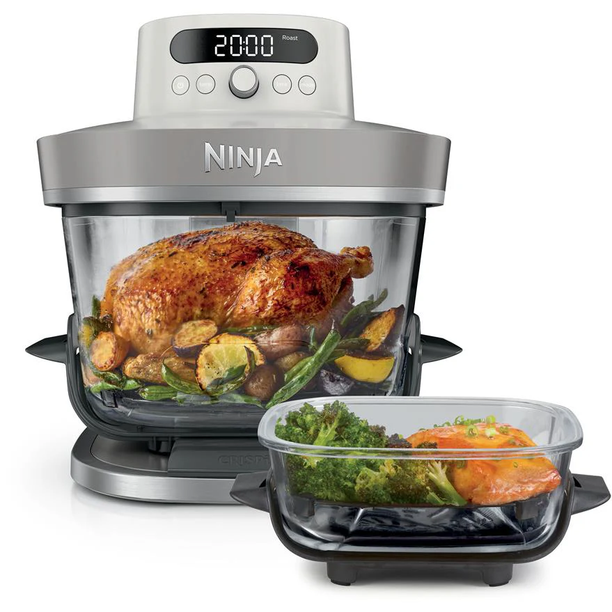 Ninja Crispi Pro 6-in-1 Countertop Glass Air Fryer (Bone)