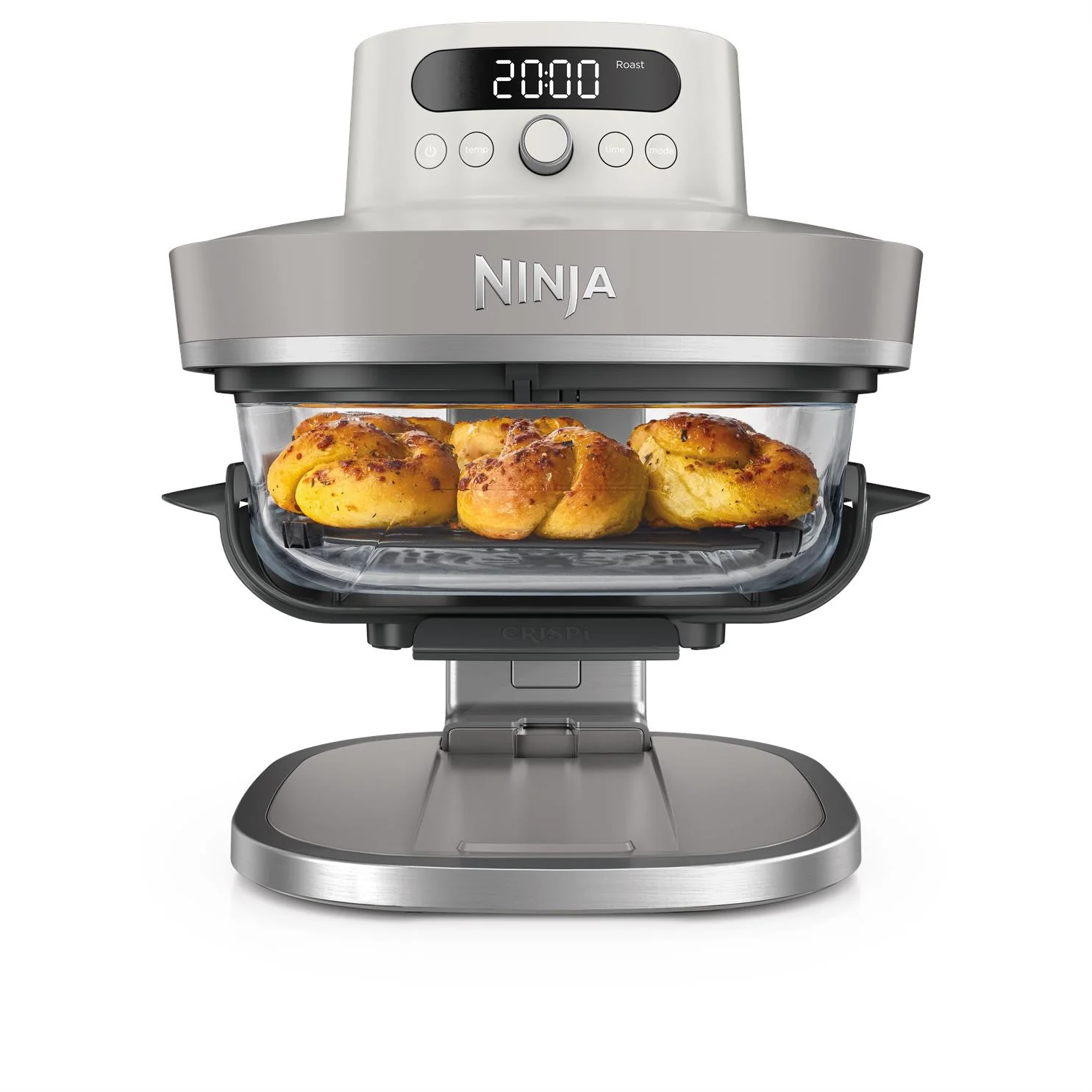 Ninja Crispi Pro 6-in-1 Countertop Glass Air Fryer (Bone) - Image 3