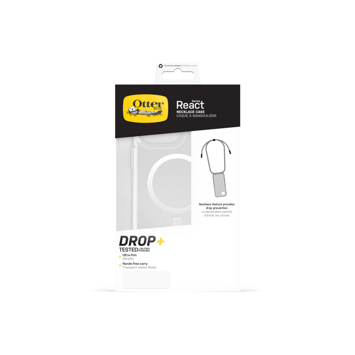 Otterbox React Series Necklace Lanyard Strap for MagSafe for iPhone 15 Pro Max - Image 6