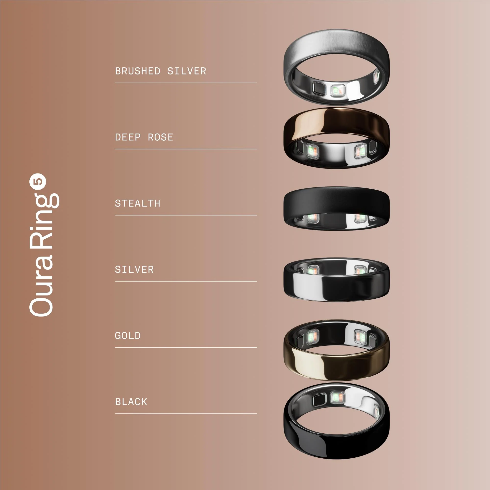 Oura Ring 5 [Size 6] (Deep Rose) - Image 7