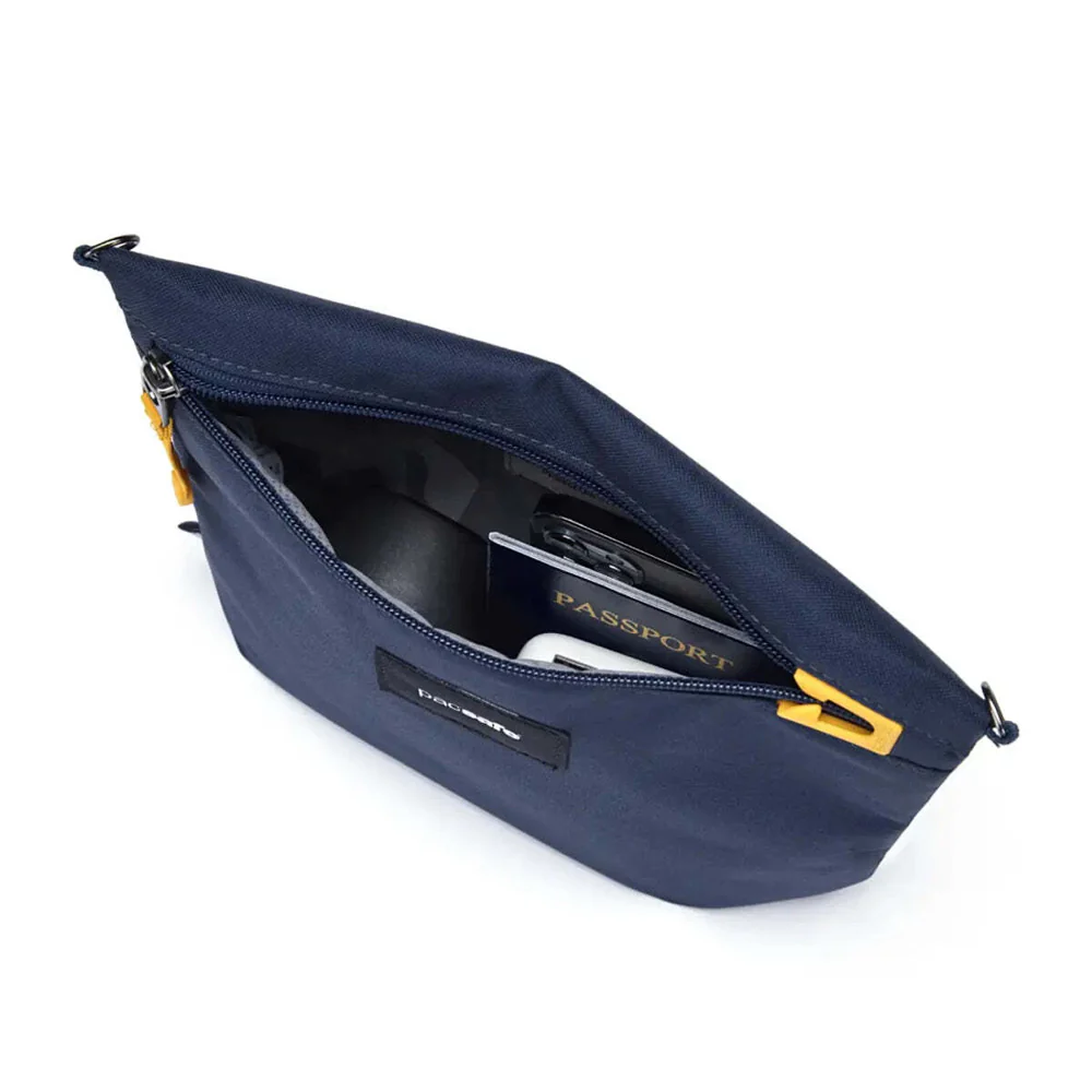 Pacsafe Go Anti-Theft Crossbody Pouch - Coastal Blue - Image 2