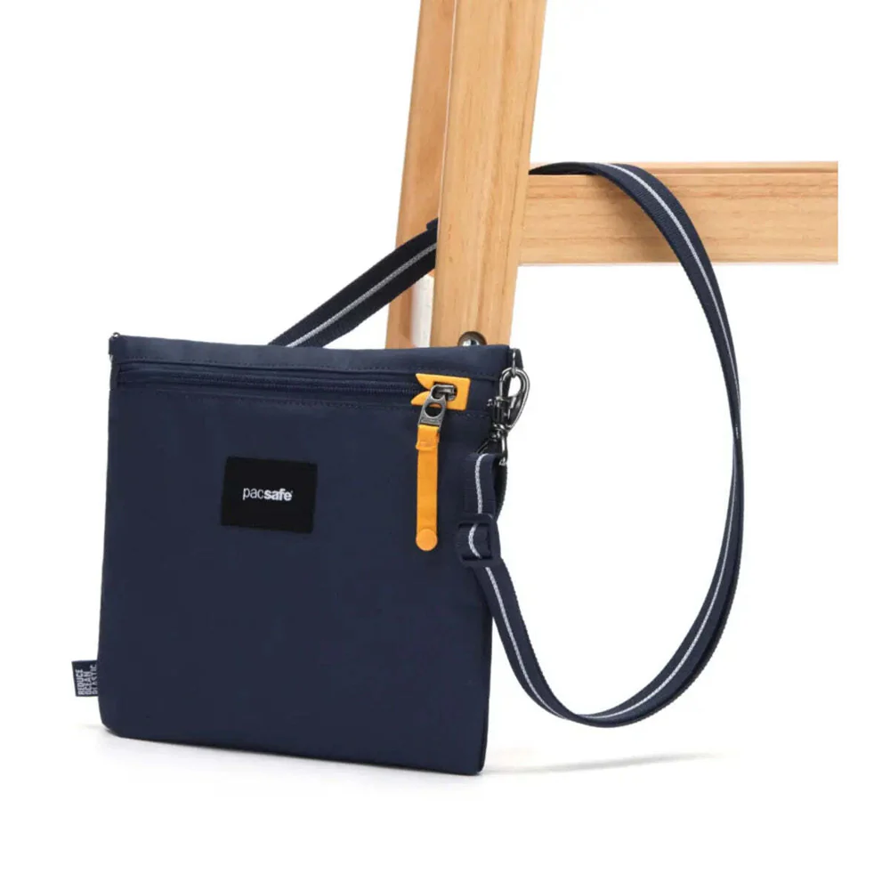Pacsafe Go Anti-Theft Crossbody Pouch - Coastal Blue - Image 6