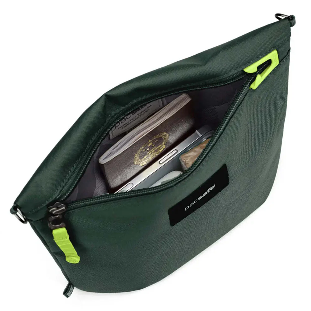 Pacsafe Go Anti-Theft Crossbody Pouch - Spruce Green - Image 2