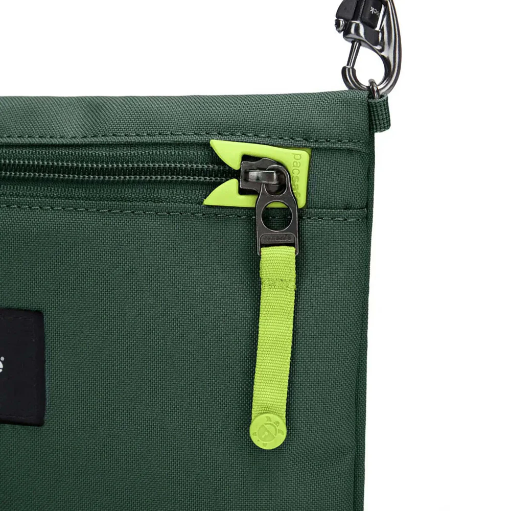 Pacsafe Go Anti-Theft Crossbody Pouch - Spruce Green - Image 8