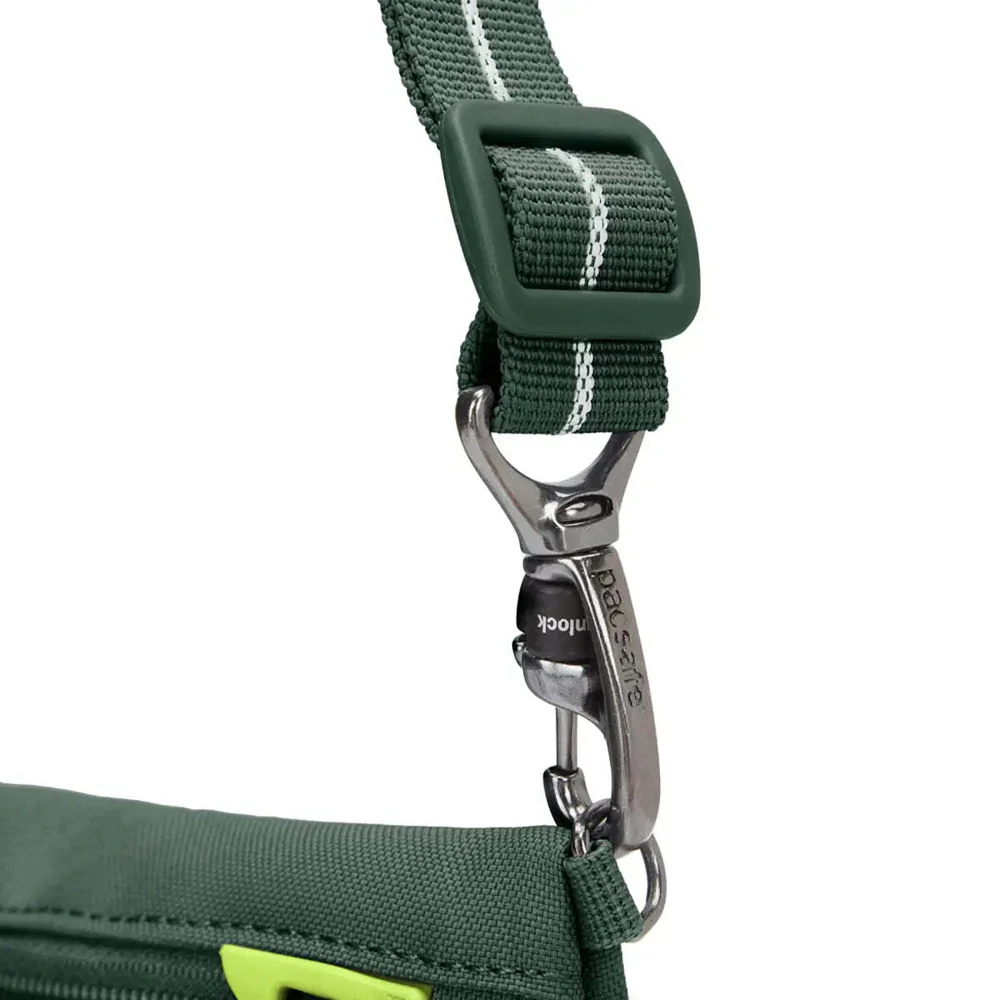 Pacsafe Go Anti-Theft Crossbody Pouch - Spruce Green - Image 9