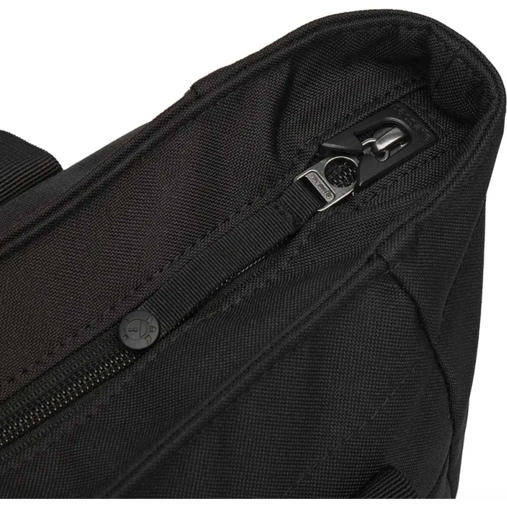 Pacsafe GO Anti-Theft RFID Blocking 16" Laptop Convertible Totepack Jet Black - Image 7