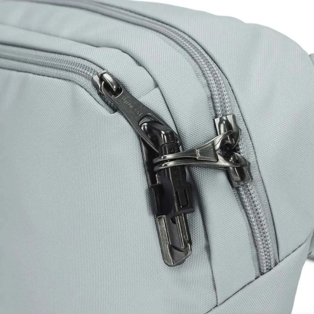 Pacsafe V Anti-Theft RFID Slashguard Secure Travel Hip Pack Digital Grey - Image 8