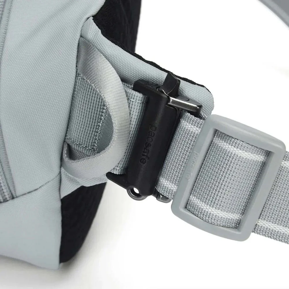 Pacsafe V Anti-Theft RFID Slashguard Secure Travel Hip Pack Digital Grey - Image 9