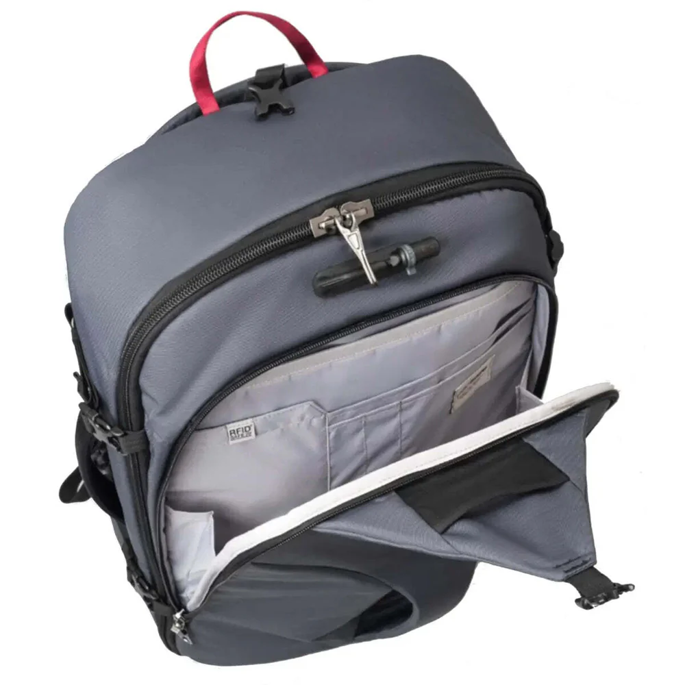 Pacsafe Venturesafe EXP45 Anti-Theft 45L Carry-on Travel Pack - Slate - Image 7