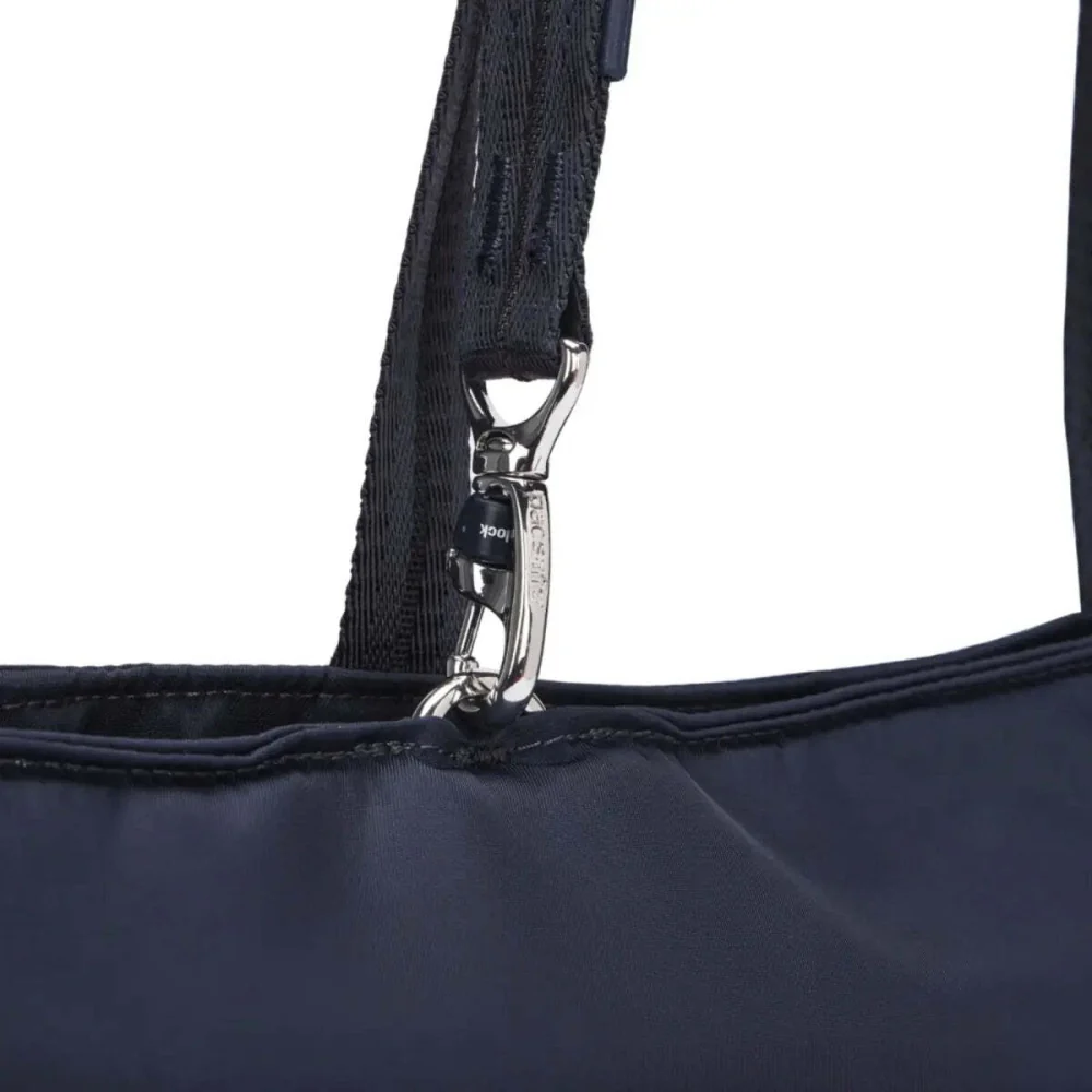Pacsafe W Anti-Theft RFID Blocking Carryall 13" Laptop Tote Bag Navy - Image 9