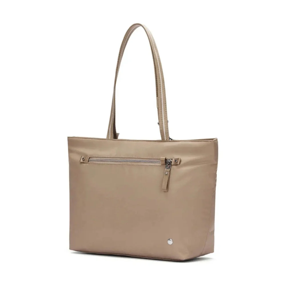 Pacsafe W Anti-Theft RFID Blocking Carryall 13" Laptop Tote Bag Taupe - Image 3