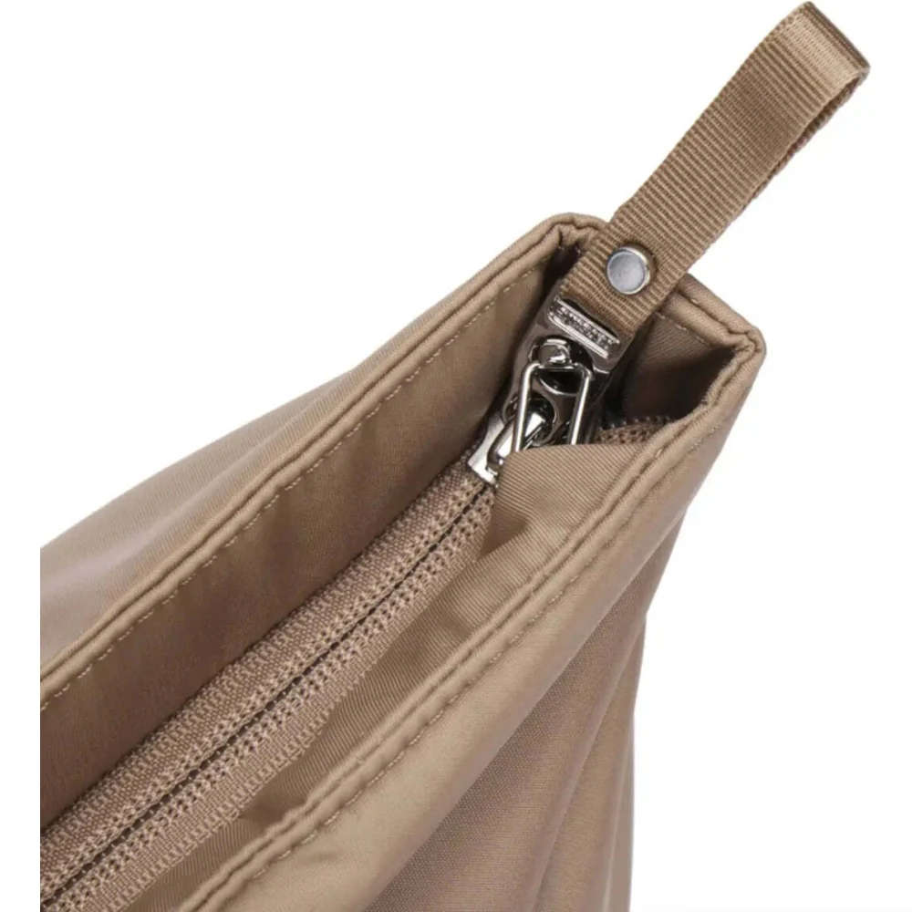 Pacsafe W Anti-Theft RFID Blocking Carryall 13" Laptop Tote Bag Taupe - Image 8