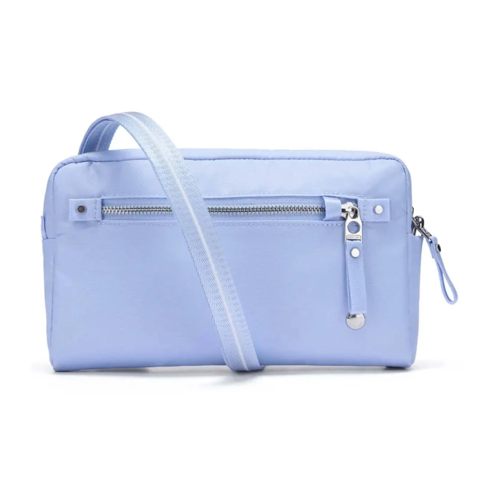 Pacsafe W Anti-Theft RFID Blocking Slashguard 3-in-1 Sling Bag Serenity Blue