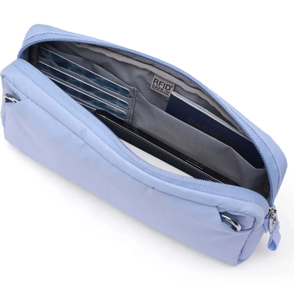 Pacsafe W Anti-Theft RFID Blocking Slashguard 3-in-1 Sling Bag Serenity Blue - Image 2