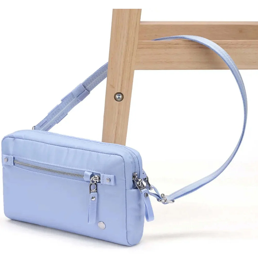 Pacsafe W Anti-Theft RFID Blocking Slashguard 3-in-1 Sling Bag Serenity Blue - Image 6
