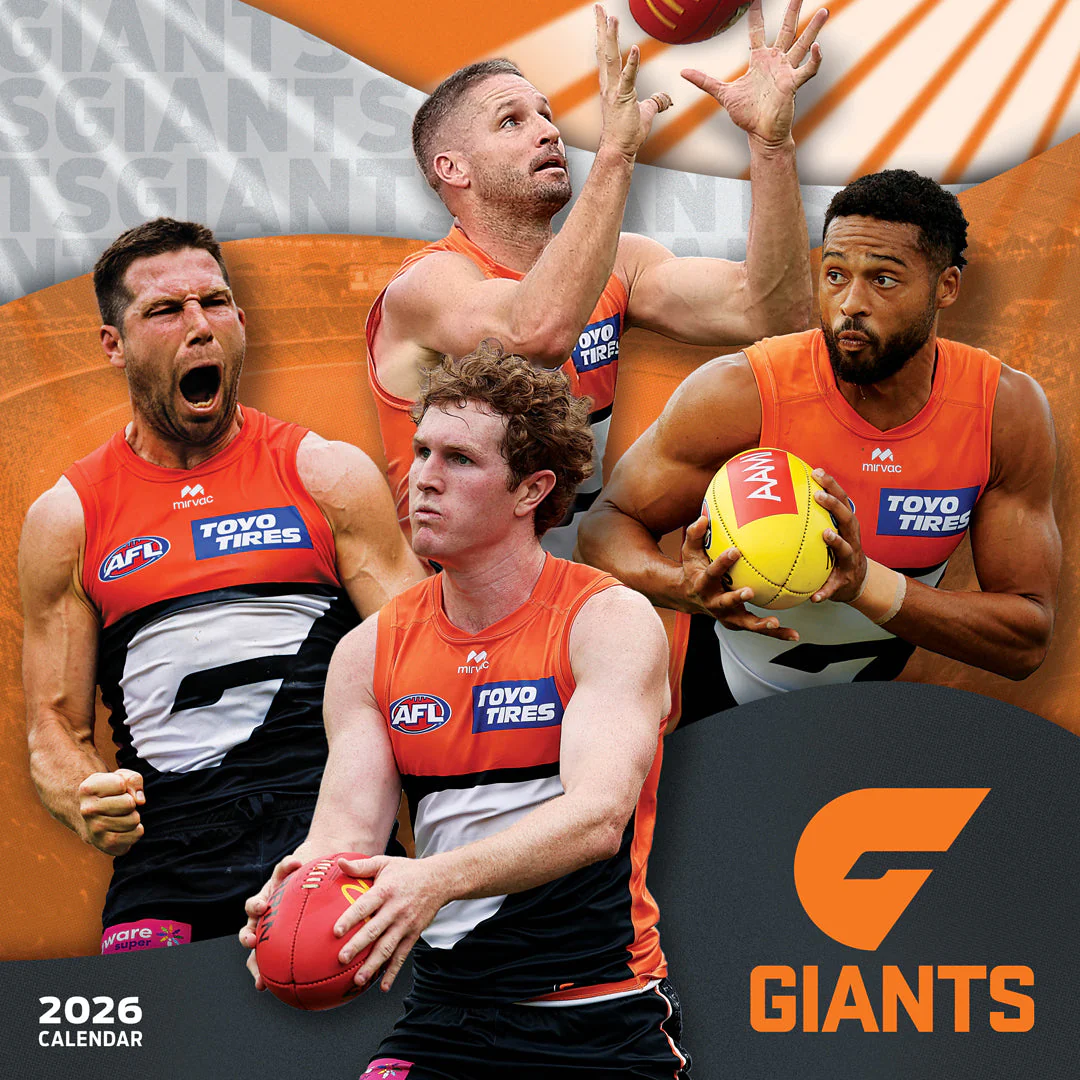 Paper Pocket AFL Greater Western Sydney Giants 2026 Calendar