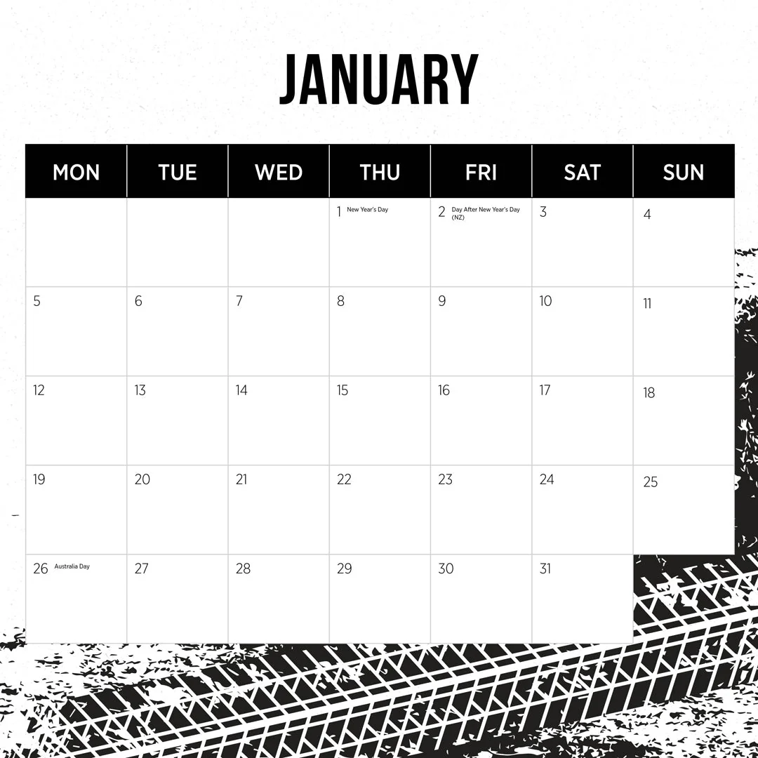 Paper Pocket Big Rigs 2026 Calendar - Image 3
