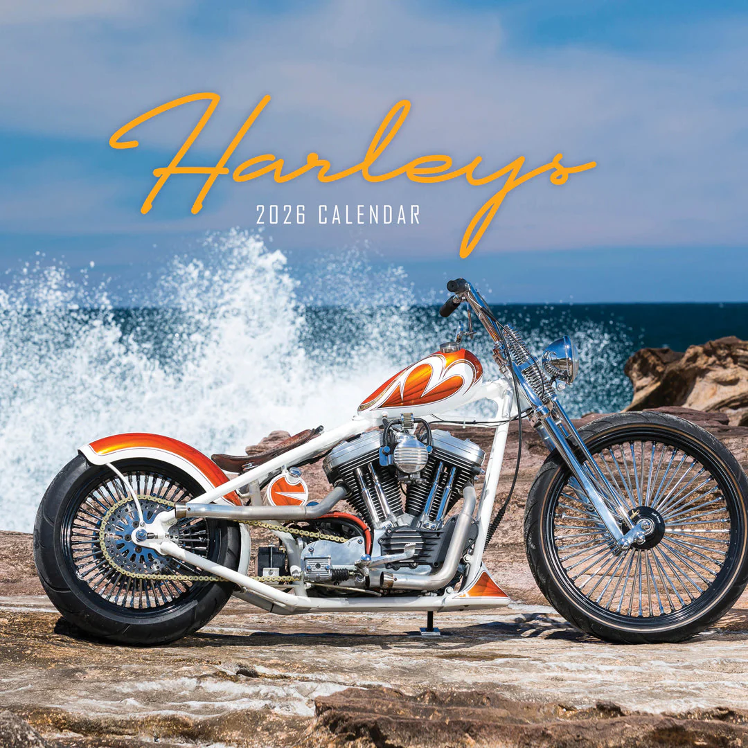 Paper Pocket Harley Davidson 2026 Calendar