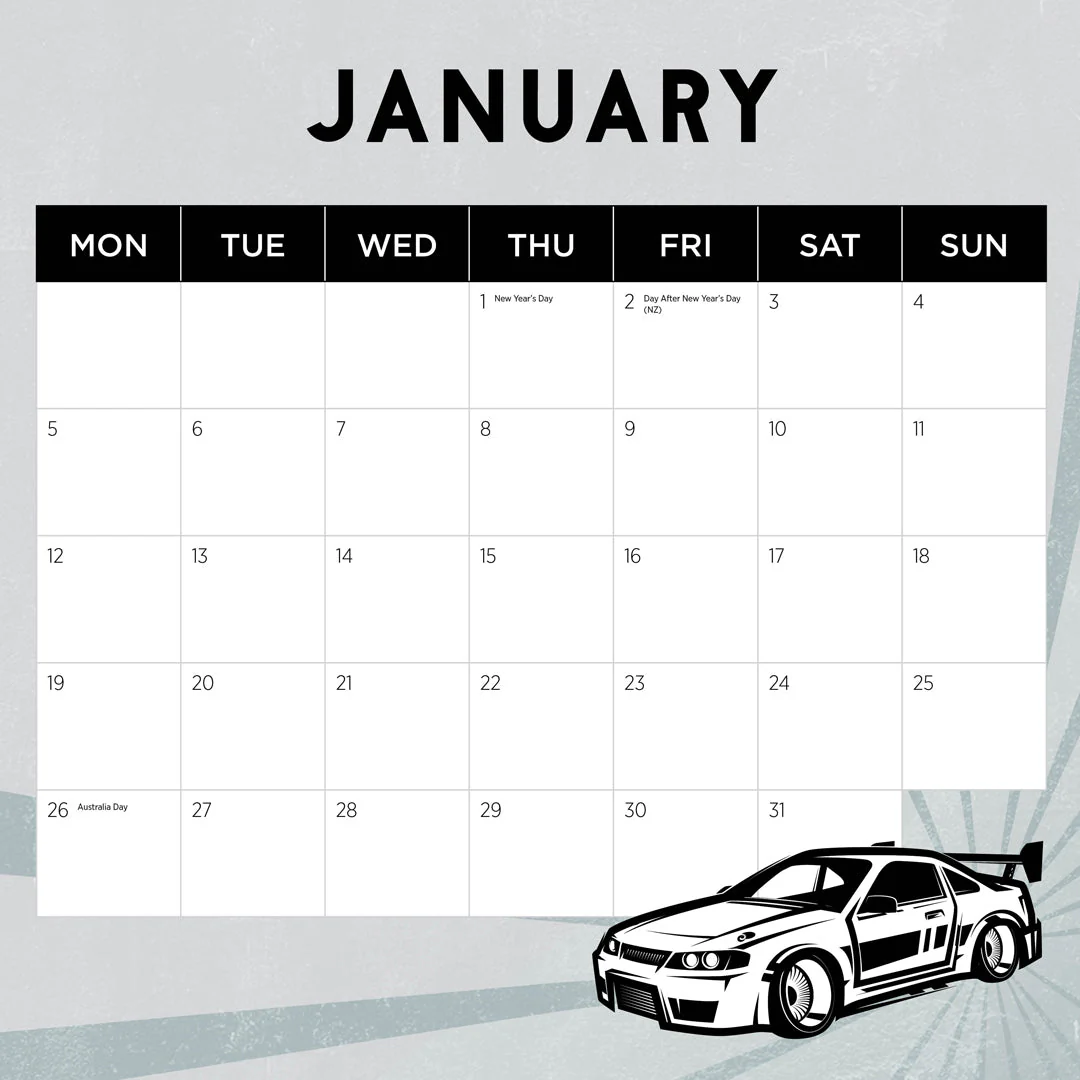 Paper Pocket Hot Fours 2026 Calendar - Image 3