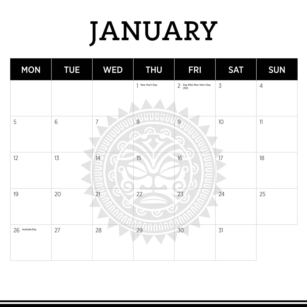 Paper Pocket New Zealand 2026 Calendar - Image 3