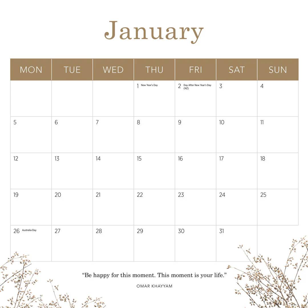 Paper Pocket Our Australia Country Collections 2026 Calendar - Image 3