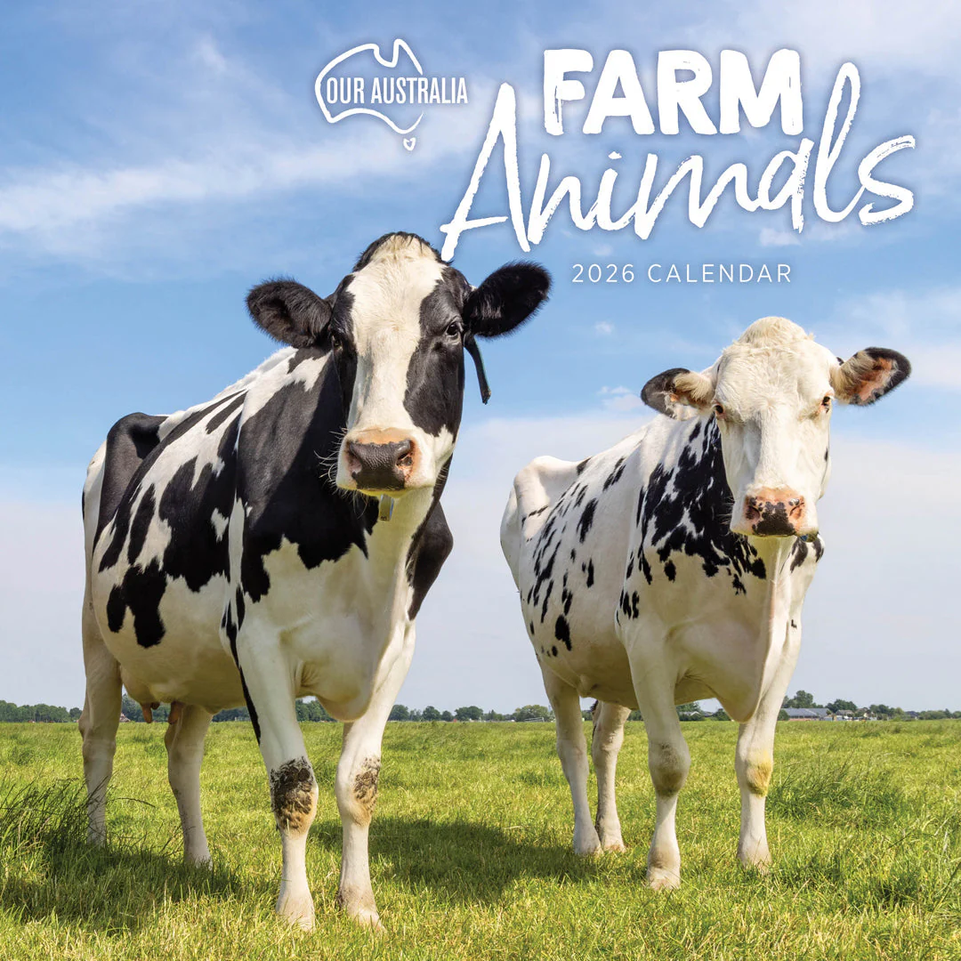 Paper Pocket Our Australia Farm Animals 2026 Calendar