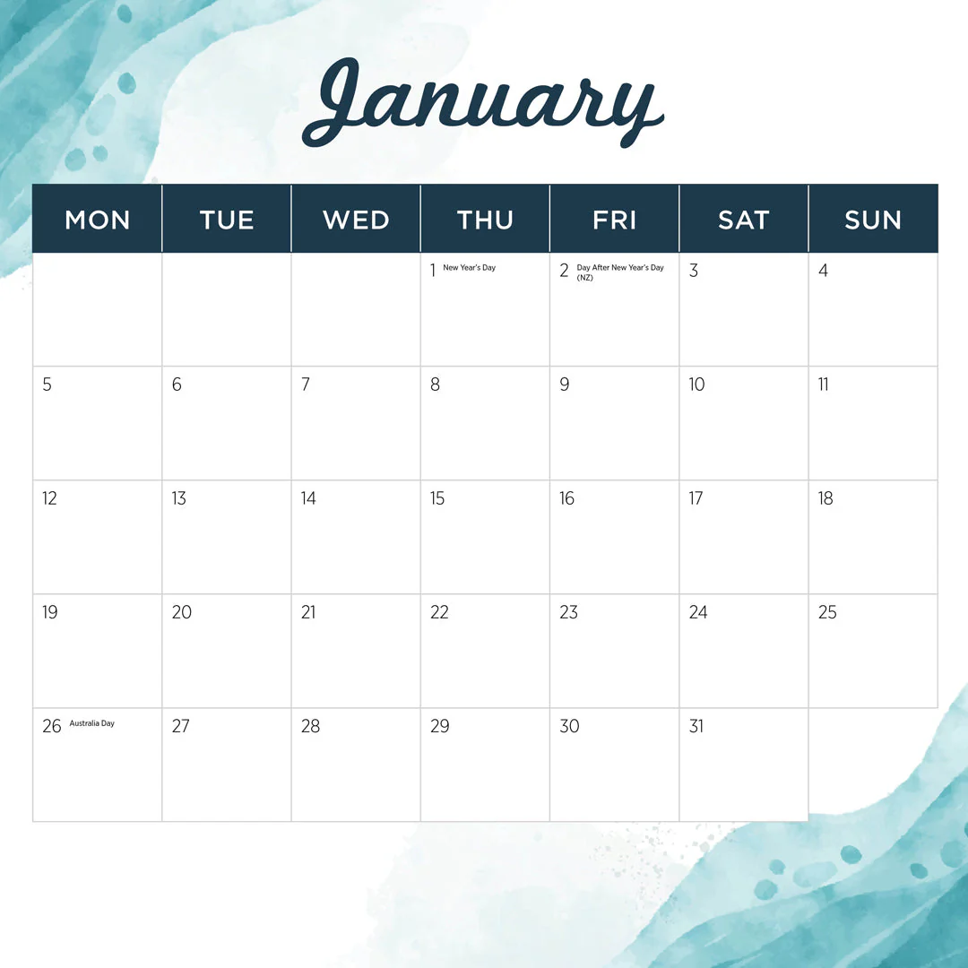 Paper Pocket Our Australia Natural Icons 2026 Calendar - Image 3