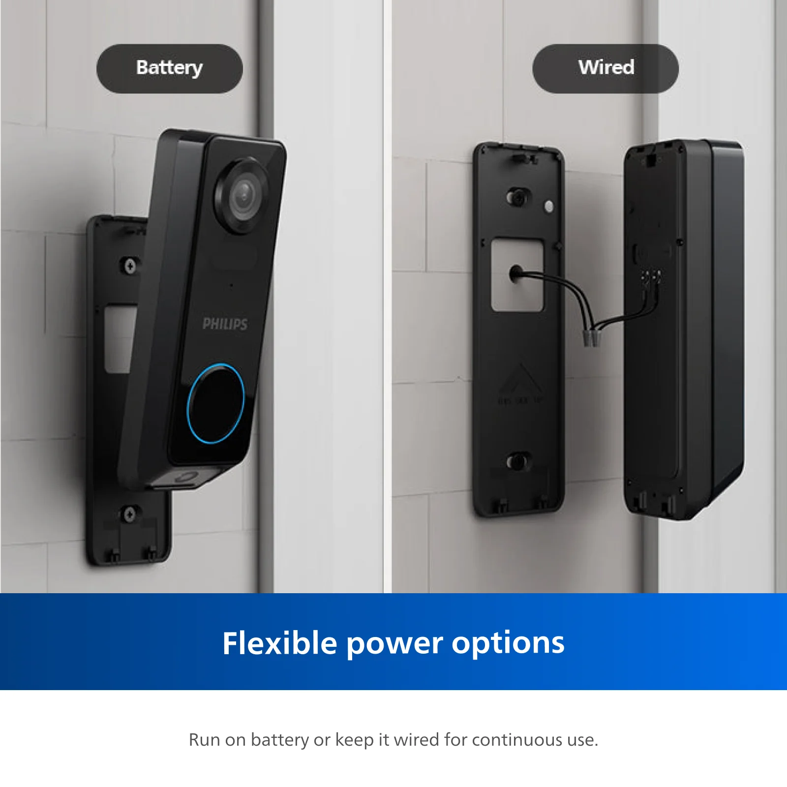 Philips 2K Dual‑Camera Smart Video Doorbell with Chime - Image 5