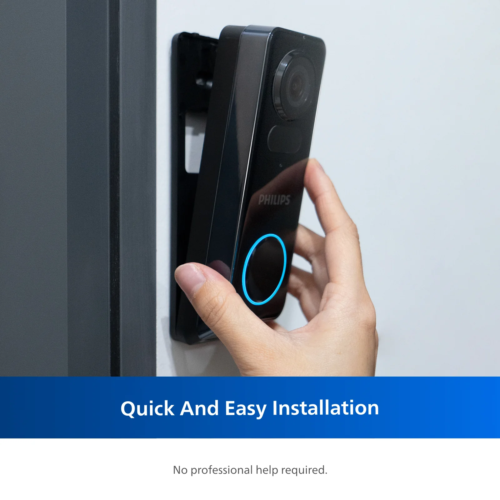 Philips 2K Dual‑Camera Smart Video Doorbell with Chime - Image 6